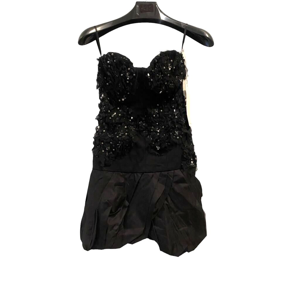 Nwt Camilla And Marc Runway Black Lace Bustier Mini Dress Size 4 — image 5 of 8
